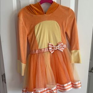 Bingo Orange and Yellow Kids Costume Dress
